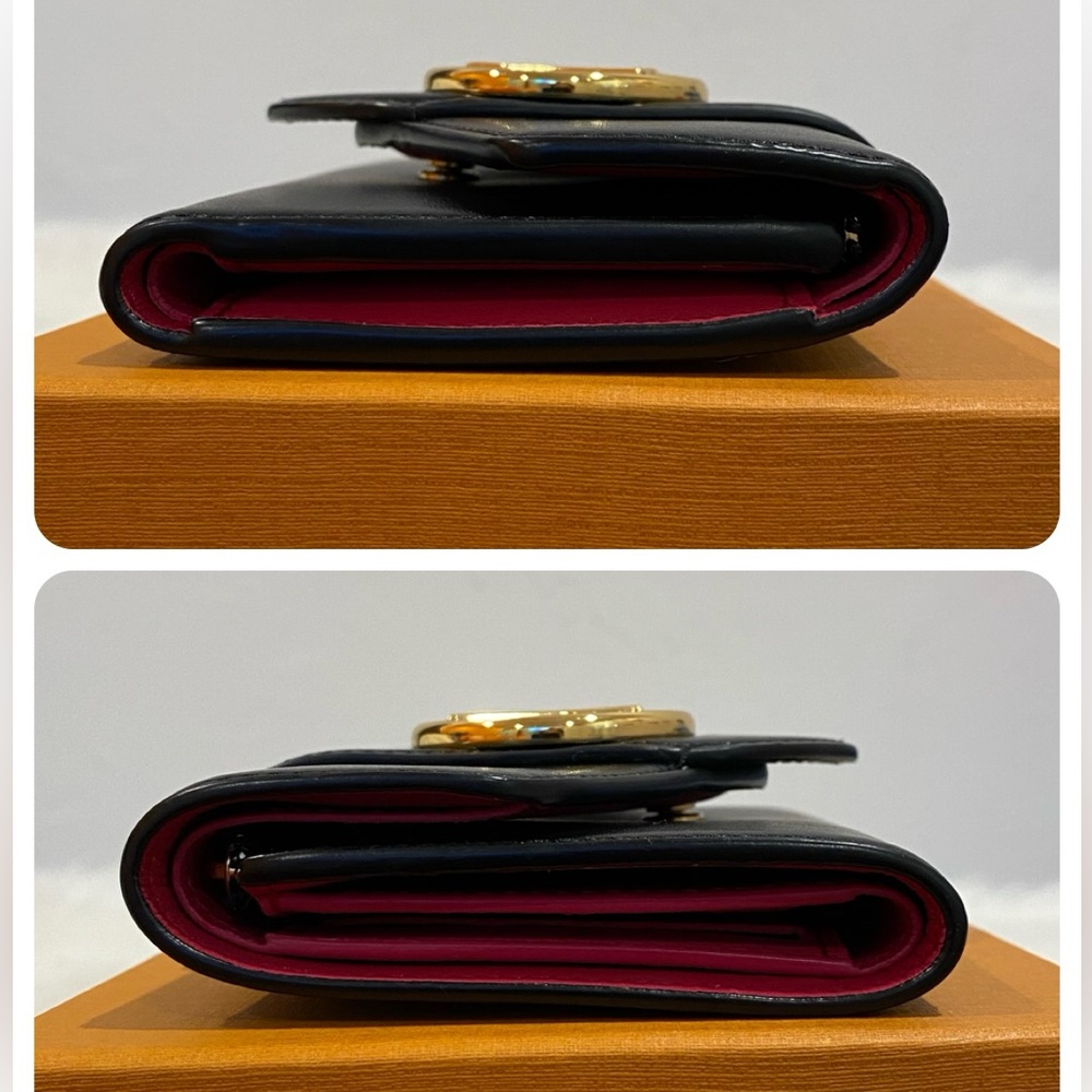 SOLD‼️Louis Vuitton Black/Pink Pont 9 Wallet - Picture 15 of 17
